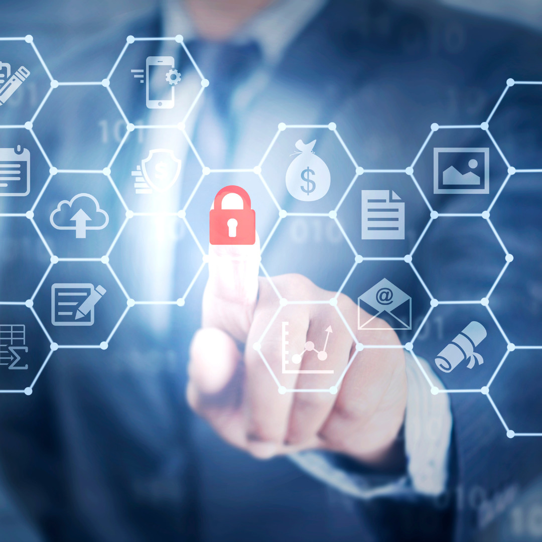 Digitales Schloss wird mit Fingerdruck entriegelt